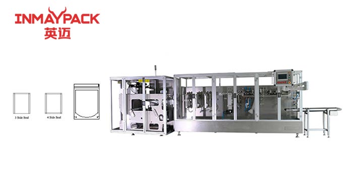 Duplex sachet pouch packaging machine