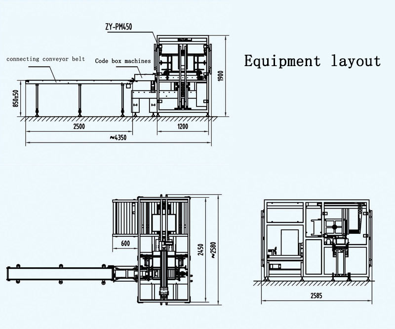 zy cp500 case packging maching 2
